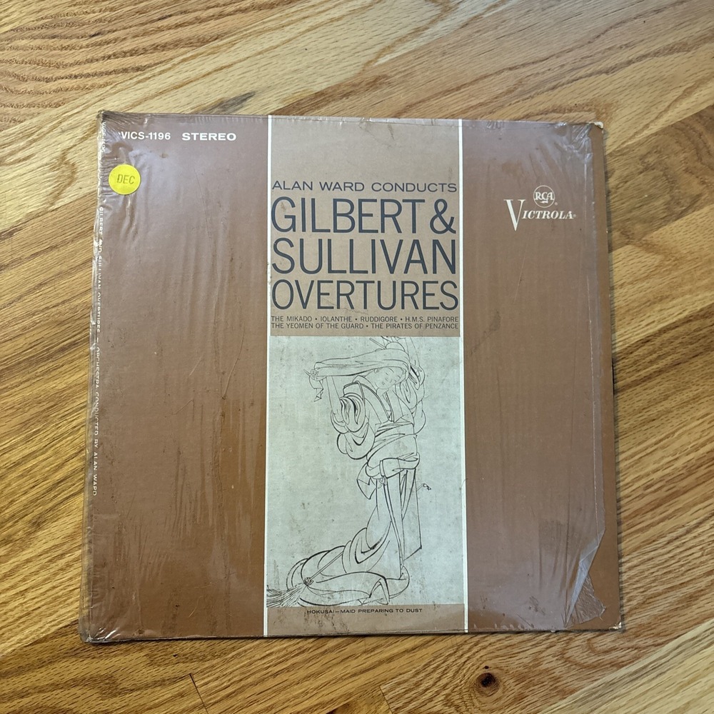 1959 Gilbert and Sullivan Overtures Vinyl Record Stereo Victrola VICS-1196